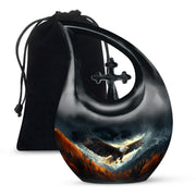 Bald Eagle Funeral Urn For Men & Women - Bird Cremation Urn