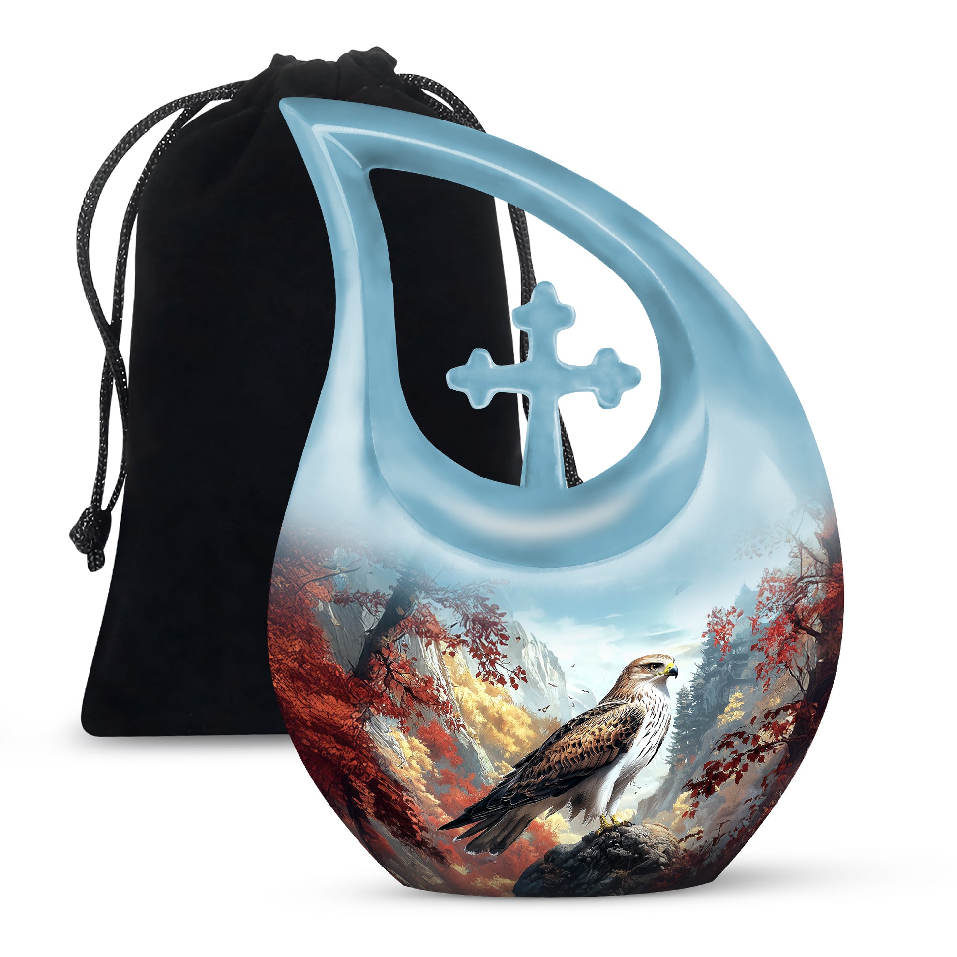 Eagle Mountain Cremation Urn - Nature Memorial Urn For Adult Ashes