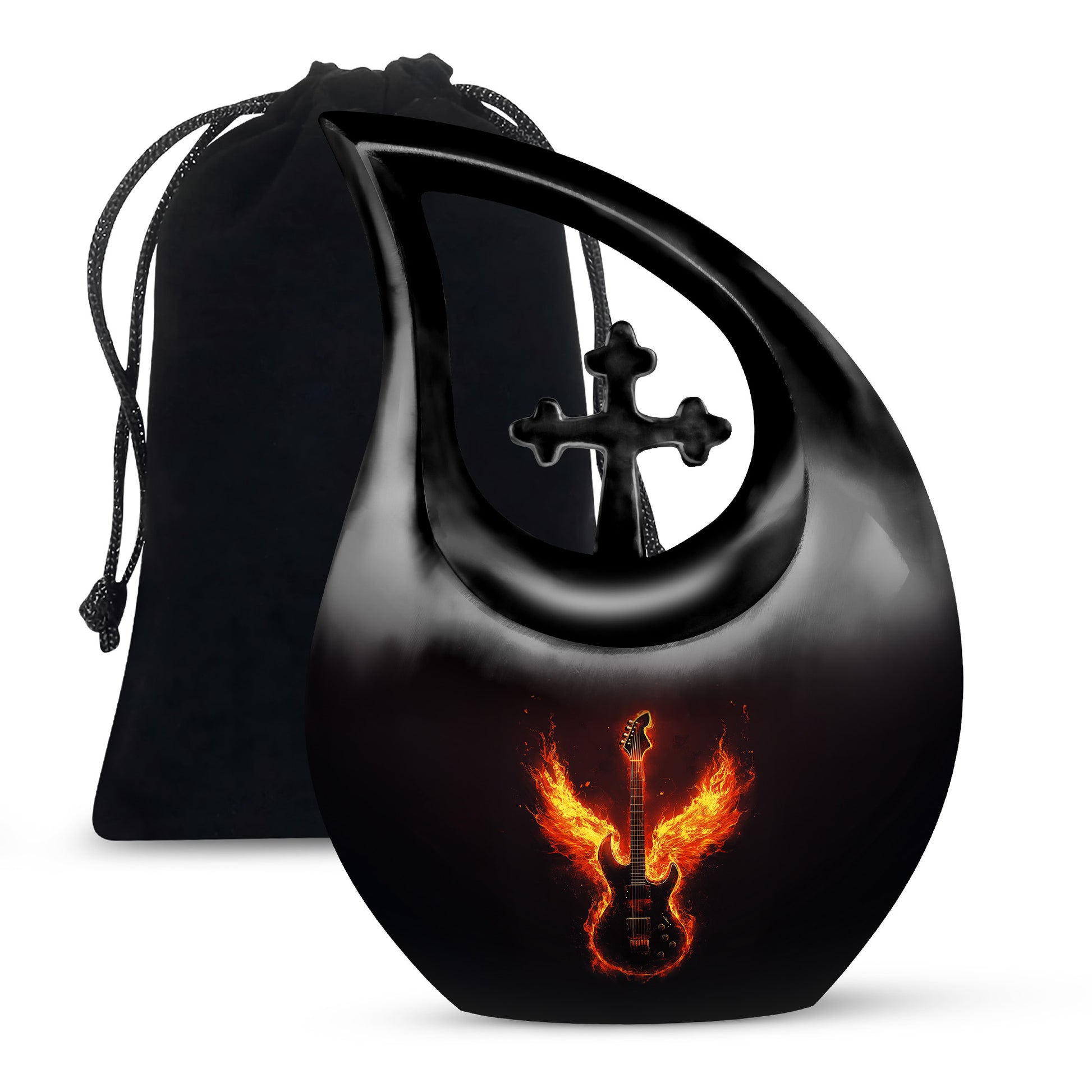 Firewings Guitar Urn - Unique Tribute Cremation Urns For Human Ashes