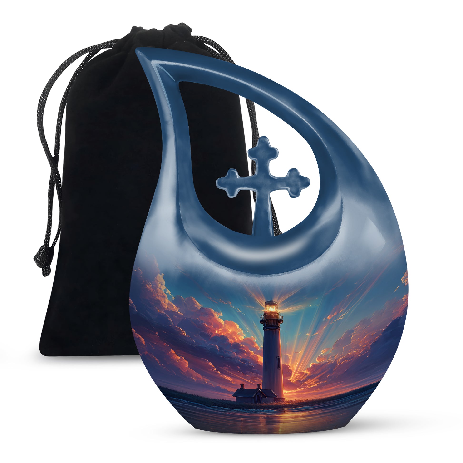 Divine Sunset Funeral Urn - Peaceful Memorial Urn For Loved Ones