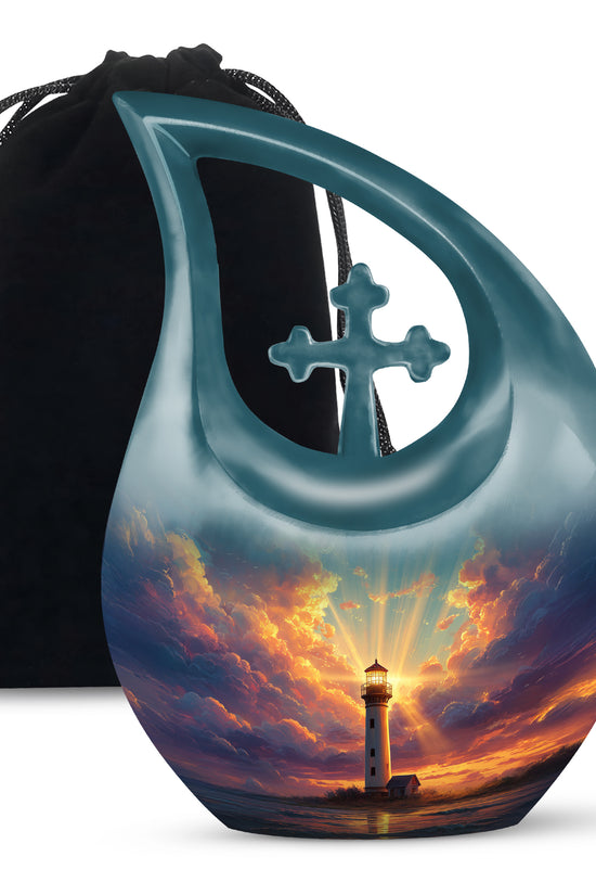 Heaven’s Lighthouse Urn - Spiritual Cremation Urn For Human Ashes