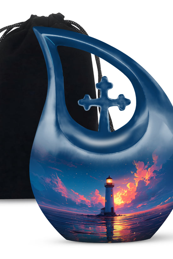 Decorative Ocean Lighthouse Urns - Divine Memorial Urn For Adults