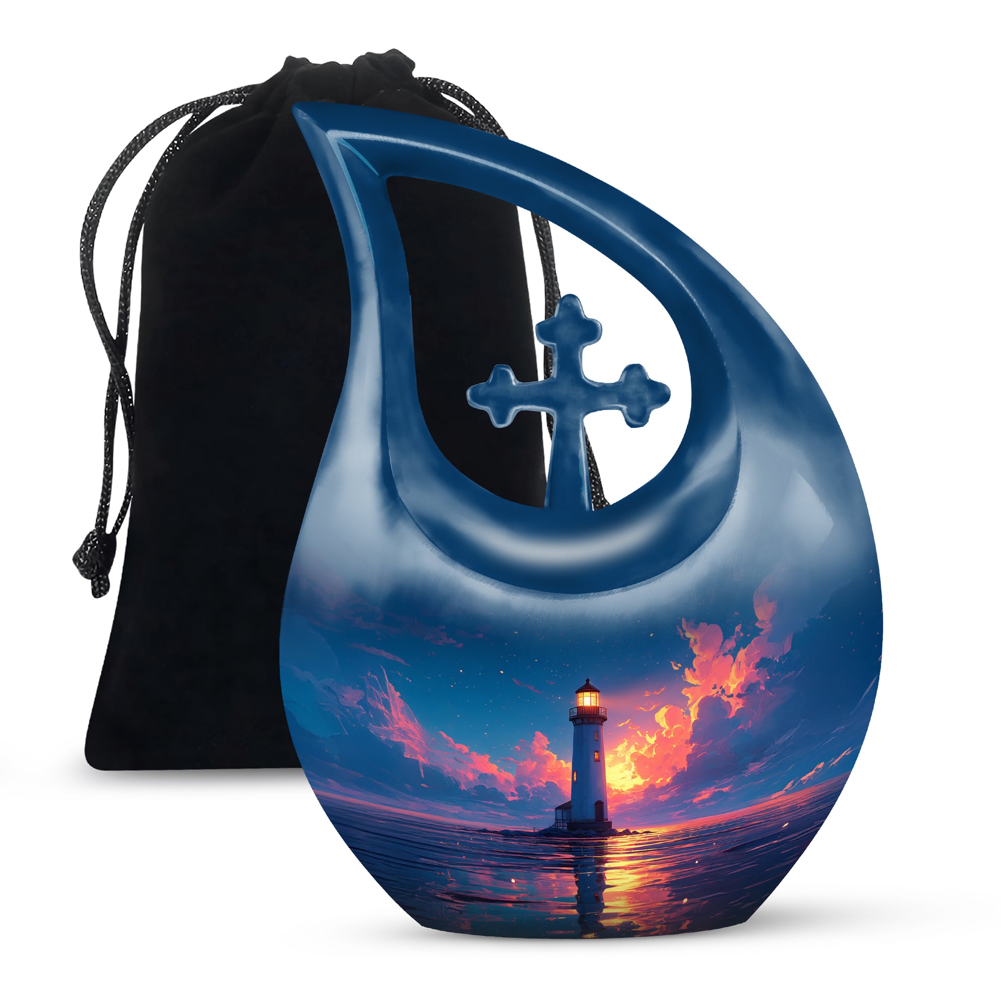 Decorative Ocean Lighthouse Urns - Divine Memorial Urn For Adults