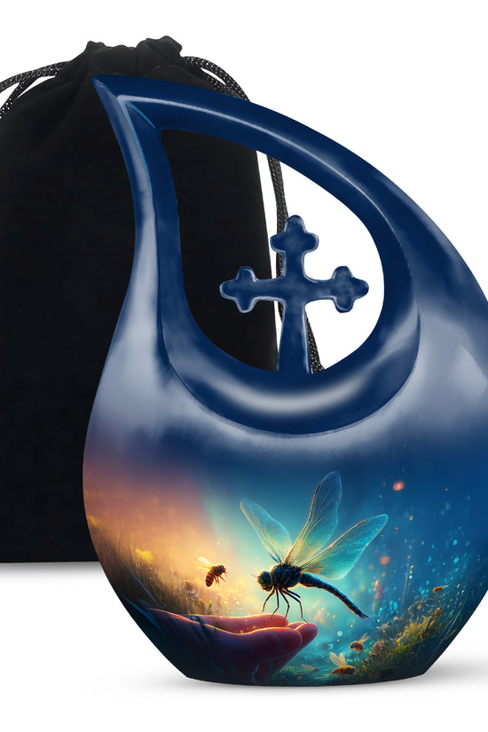 Dragonfly Funeral Urn - Bees Cremation Urn For Adult Ashes