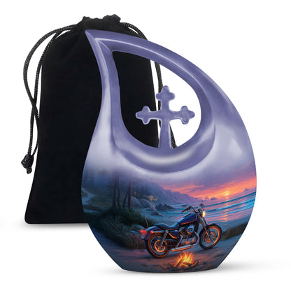 Sunset Beach Motorcycle Cremation Urn - product image 5