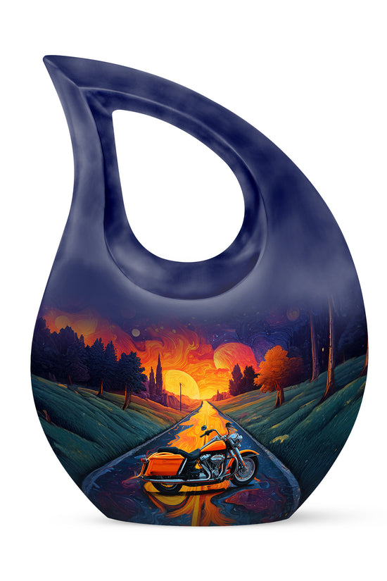 Sublime Bike Cremation Urns for Human Ashes - Purple 10-inch - Karyliz