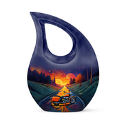 Sublime Bike Cremation Urns for Human Ashes - Purple 10-inch - Karyliz