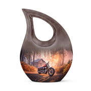 Regal Bike Memorial Cremation Urns - Red 10-inch, 200 cu in - Karyliz