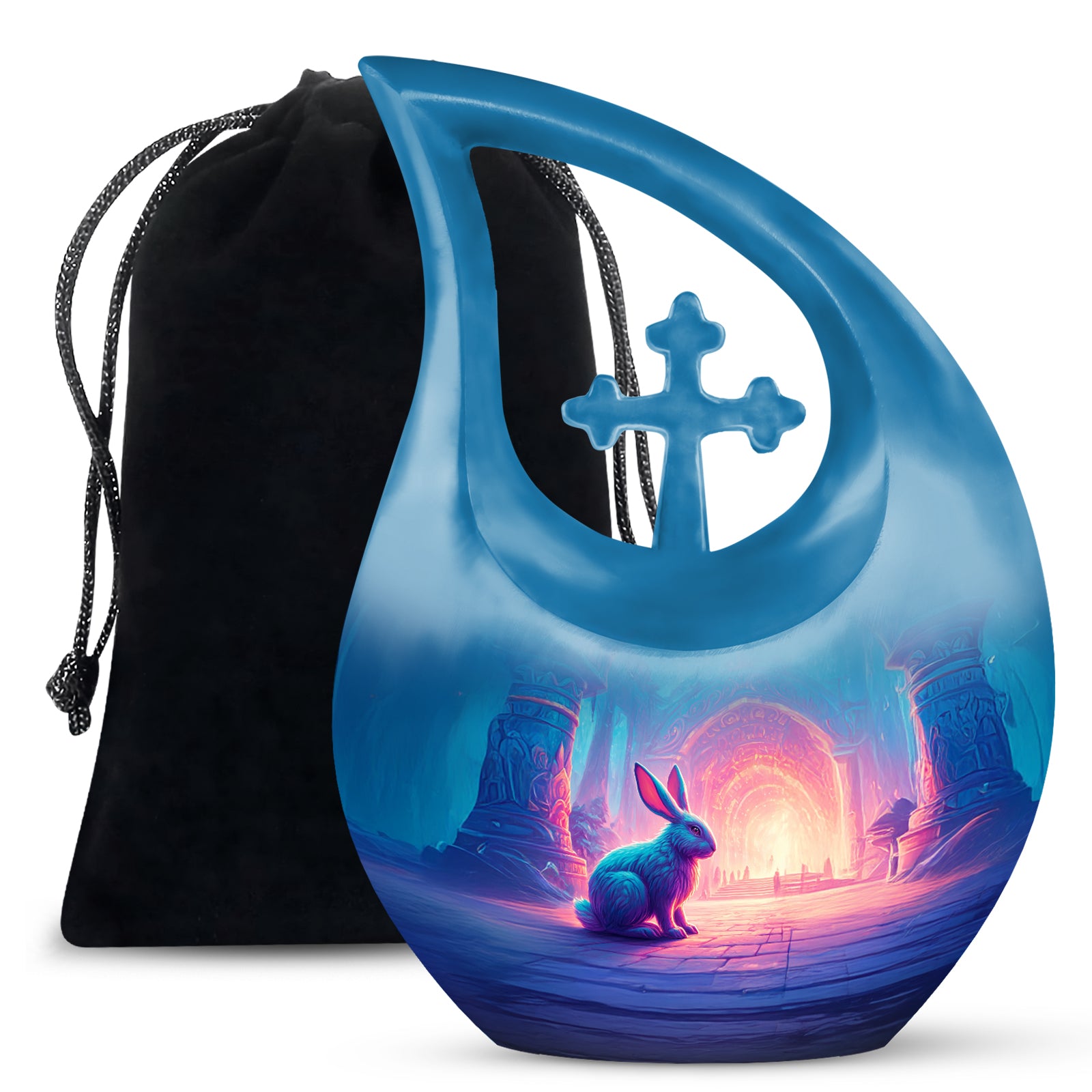 Magical Rabbit Memorial Urn - Cremation Urn For Human Ashes