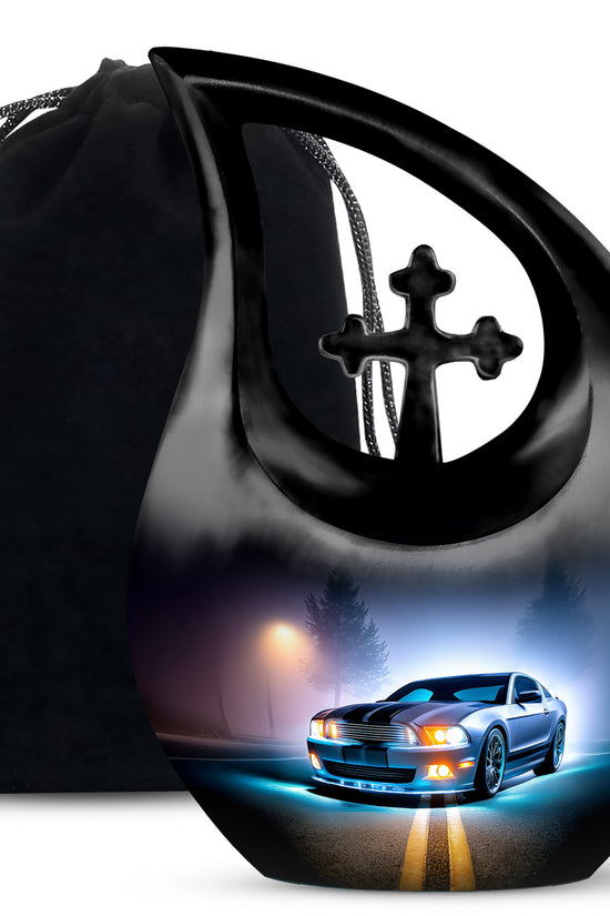 Muscle Car Cremation Urn - Memorial Urn for Adult Ashes