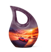 Pink Car Cremation Urns - Imperial Sentinel 10-inch, 200 cu in - Karyliz