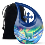 Polar Bear Memorial Urn - Cremation Urn For Adults Ashes