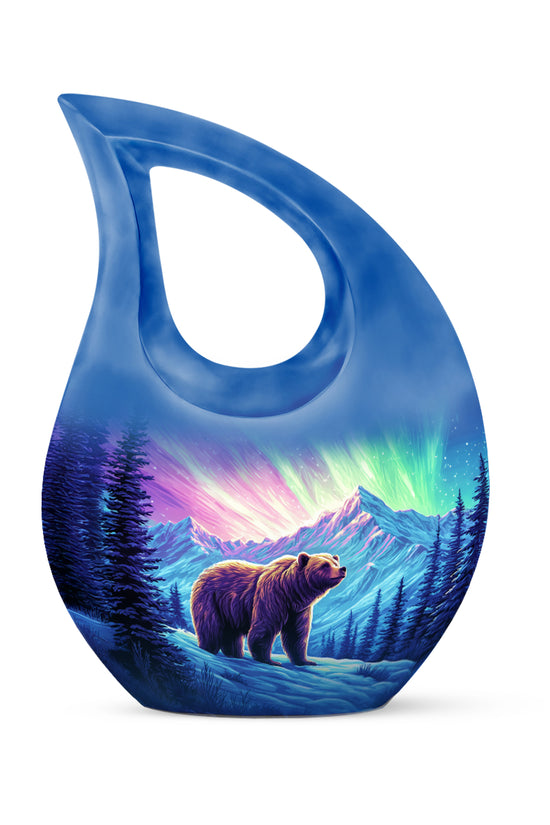 Pink Bear Cremation Urns - Honored Devotion 10-inch, 200 cu in - Yatskia