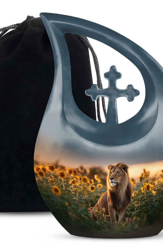 King Lion Cremation Urn - Sunrise Memorial Urns For Human Ashes