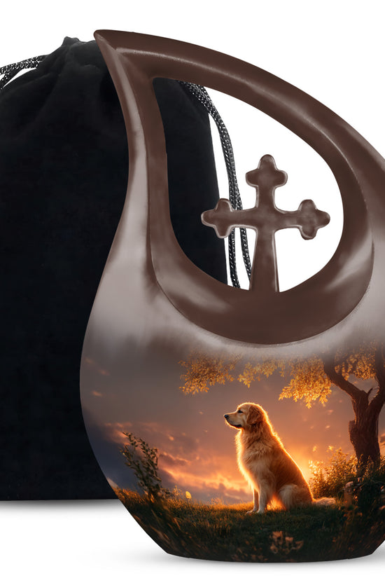 Pet Cremation Urn Dog - Golden Retriever Urn For Ashes