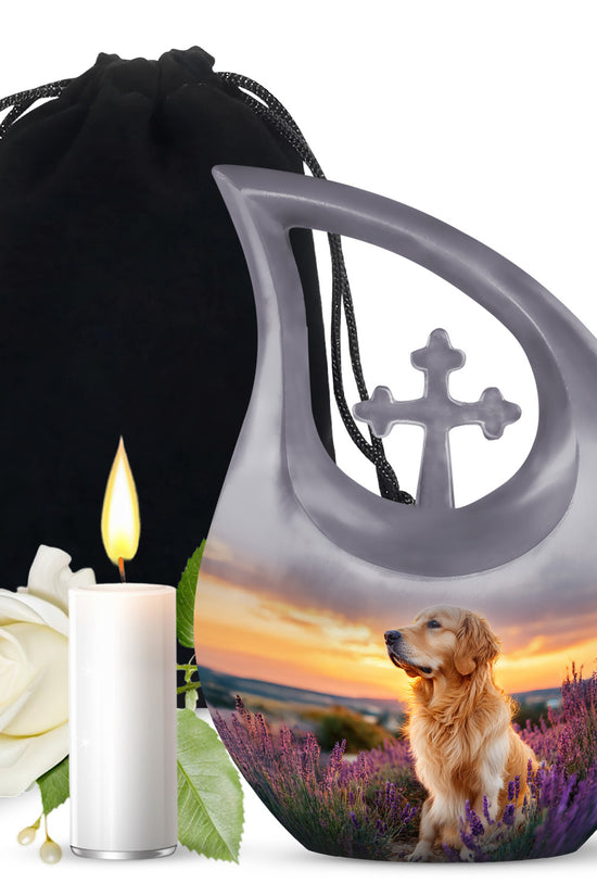 Golden Retriever Funeral Urn - Pet Cremation Urn For Ashes