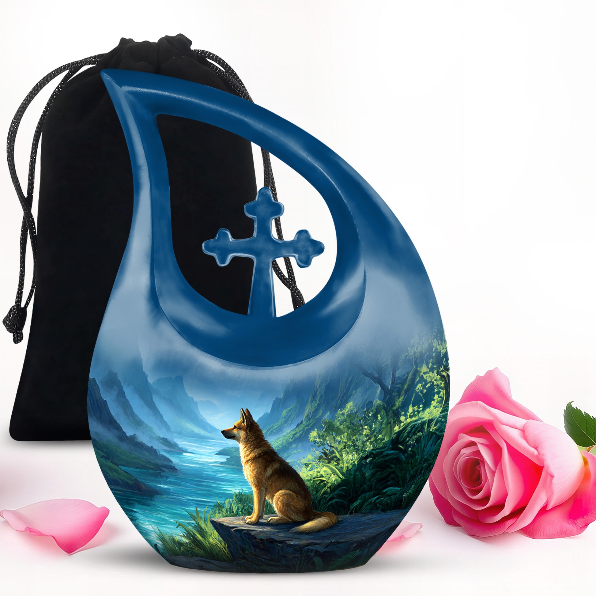 Dog Cremation Urn - Mountain Valley Funeral Urn For Pet Ashes