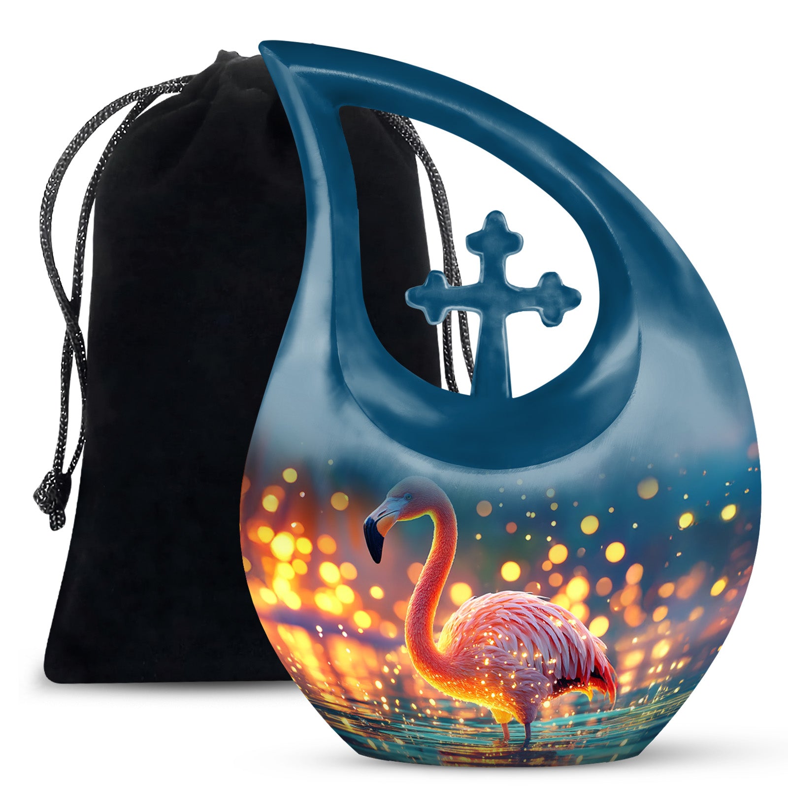 Flamingo Scenic Urn - Beautifully Designed Urns For Human Ashes