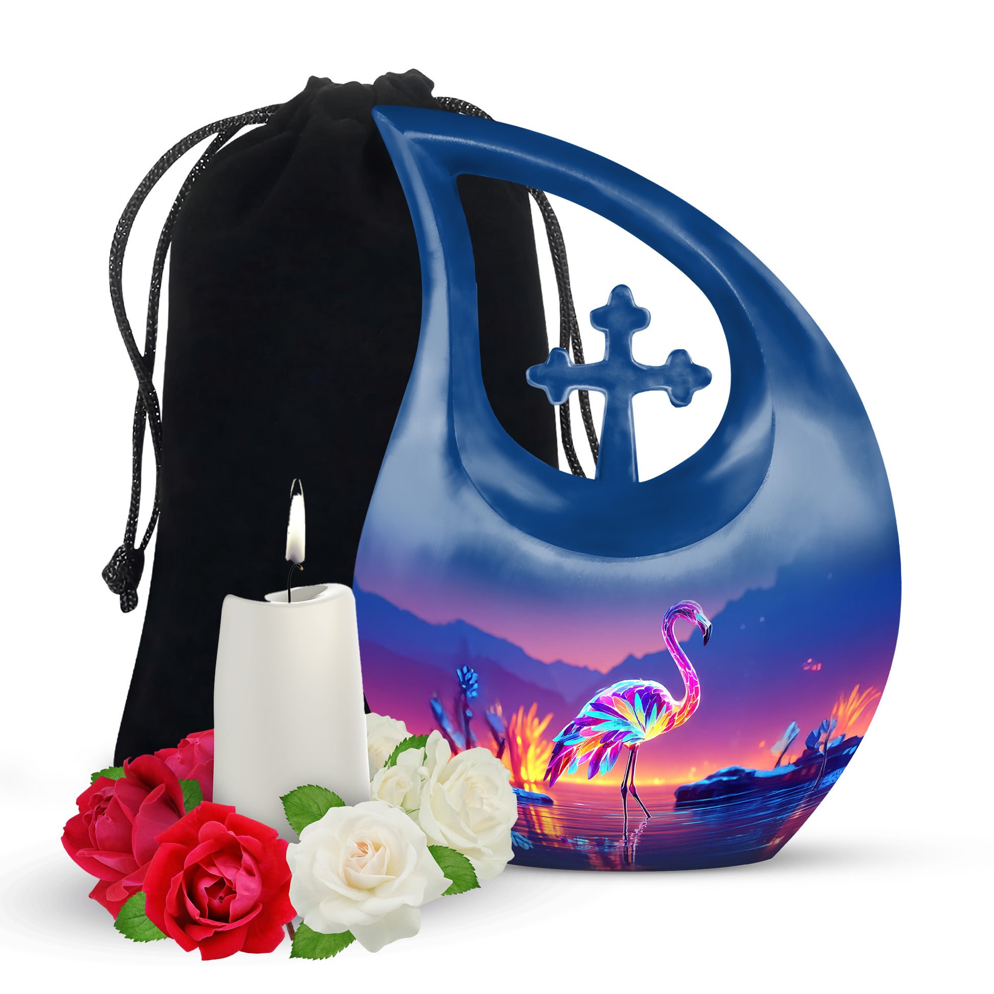 Beautiful Artistic Cremation Urn - Containers for Human Ashes