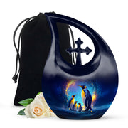 Penguin Urn For Ashes - Cremation Urn For Human Ashes