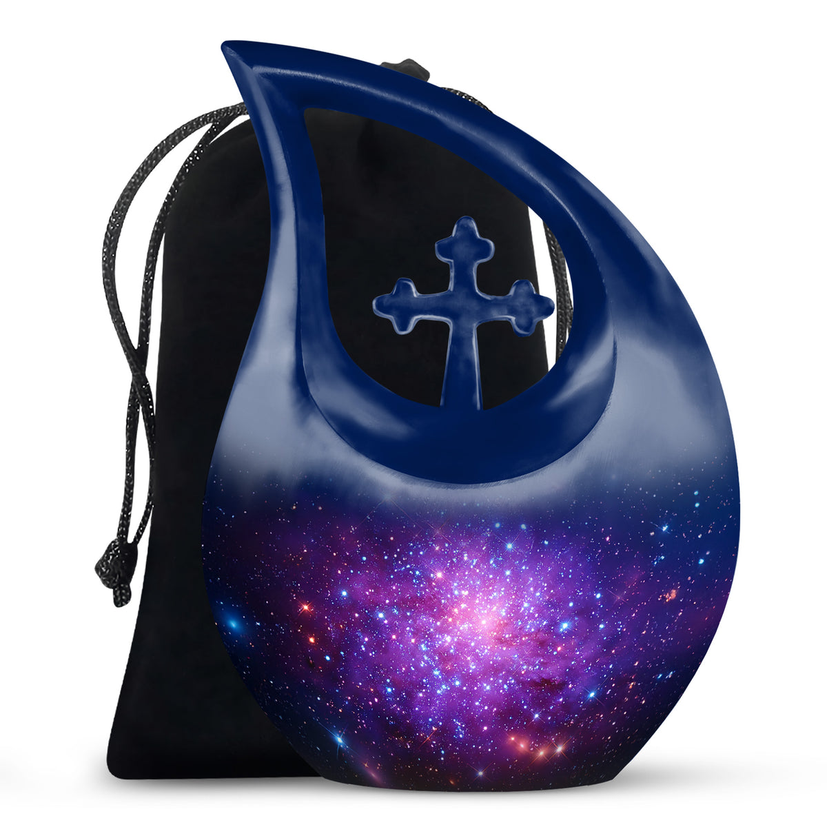 Galaxy Theme Cremation Urn - Funeral Urn For Male & Female
