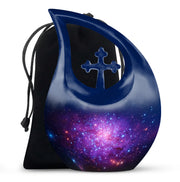 Galaxy Theme Cremation Urn - Funeral Urn For Male & Female