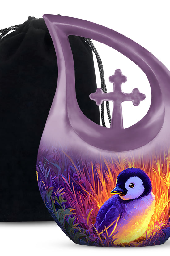 Baby Penguin Cremation Urn - Beautiful Memorial Urns For Cremation Ashes