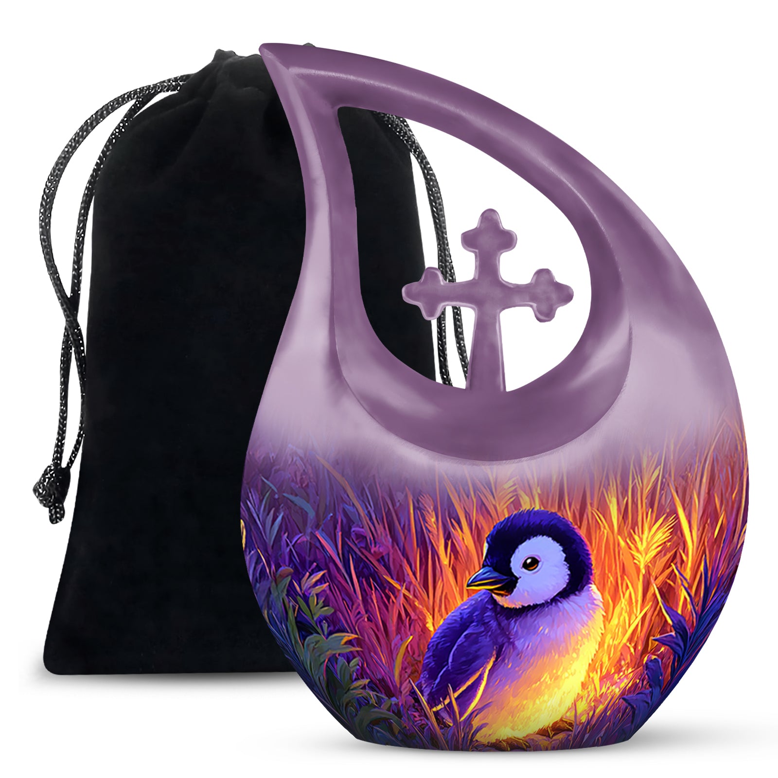 Baby Penguin Cremation Urn - Beautiful Memorial Urns For Cremation Ashes