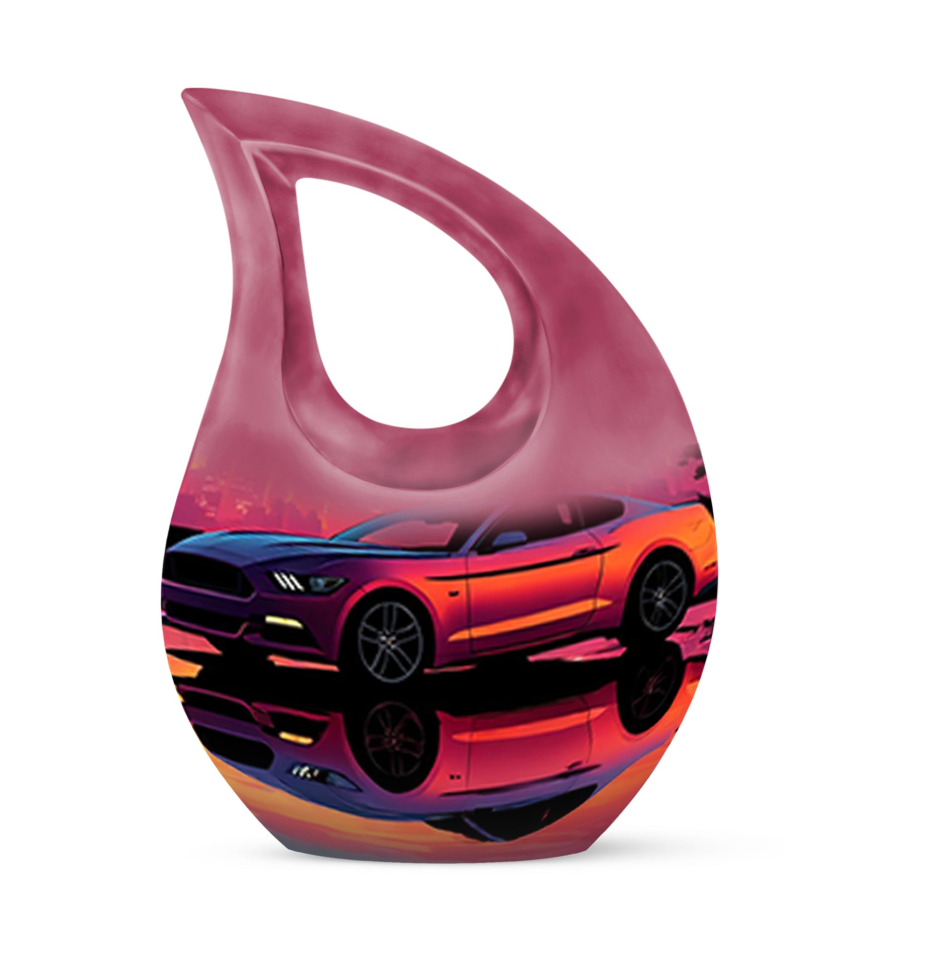 Hallowed Car Cremation Urns for Human Ashes - Blue 10-inch - Karyliz
