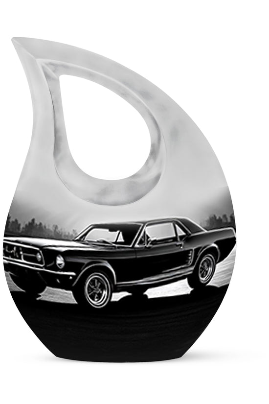 Personalized Eternal Car Cremation Urns - Gray 10-inch, 200 cu in - Karyliz