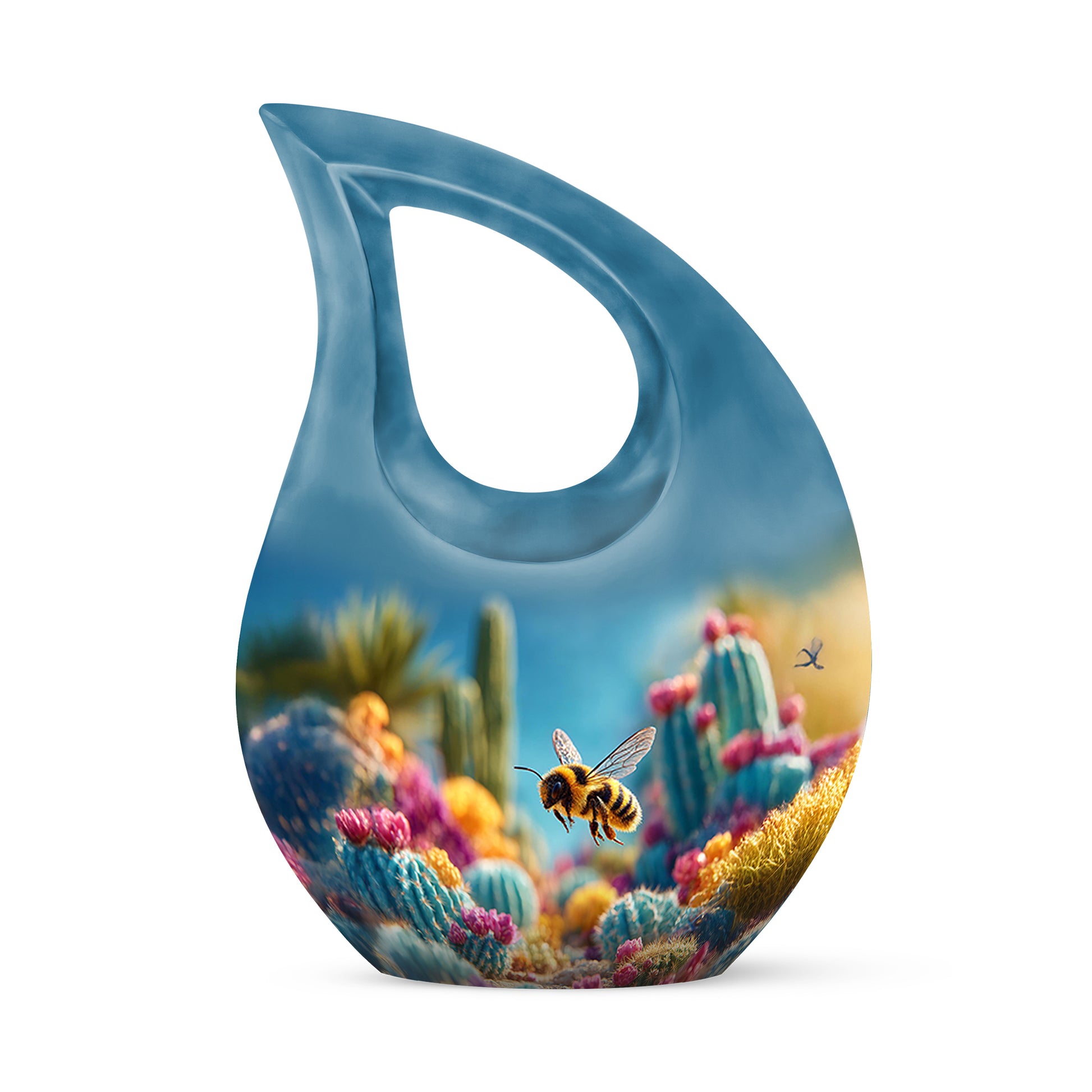 Blue Bee Cremation Urns - Imperial Tribute 10-inch, 200 cu in - Karyliz