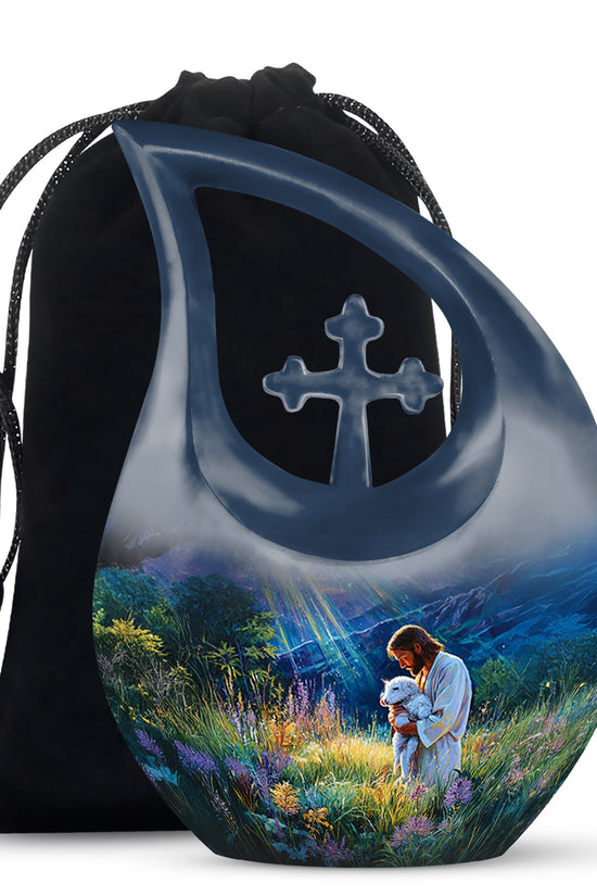 Jesus Memorial Urn - Beautiful Cremation Urn For Human Ashes