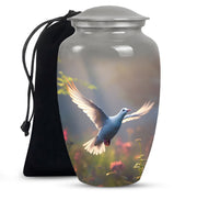 Dove Bird Theme Cremation Urn - Large Memorial Urn For Female