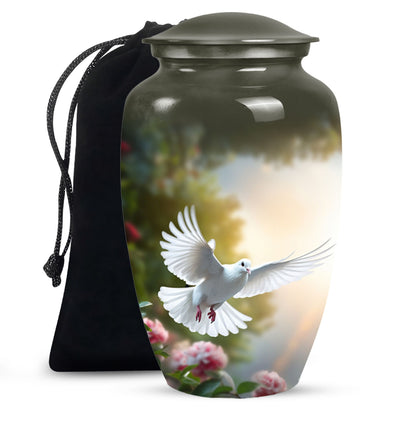 Dove Bird Memorial Urn For Ashes Beautiful Cremation Urn For Burial