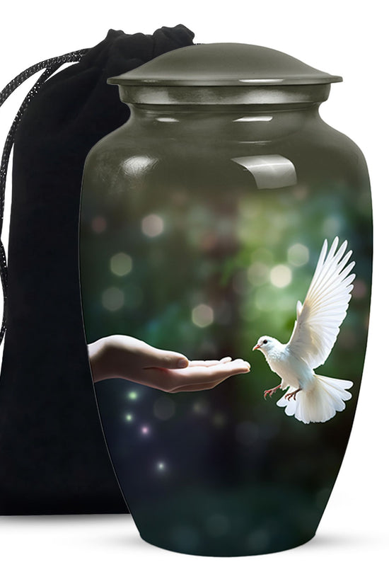 Dove Cremation Funeral Urn - Large Funeral Urn For Loved Ones