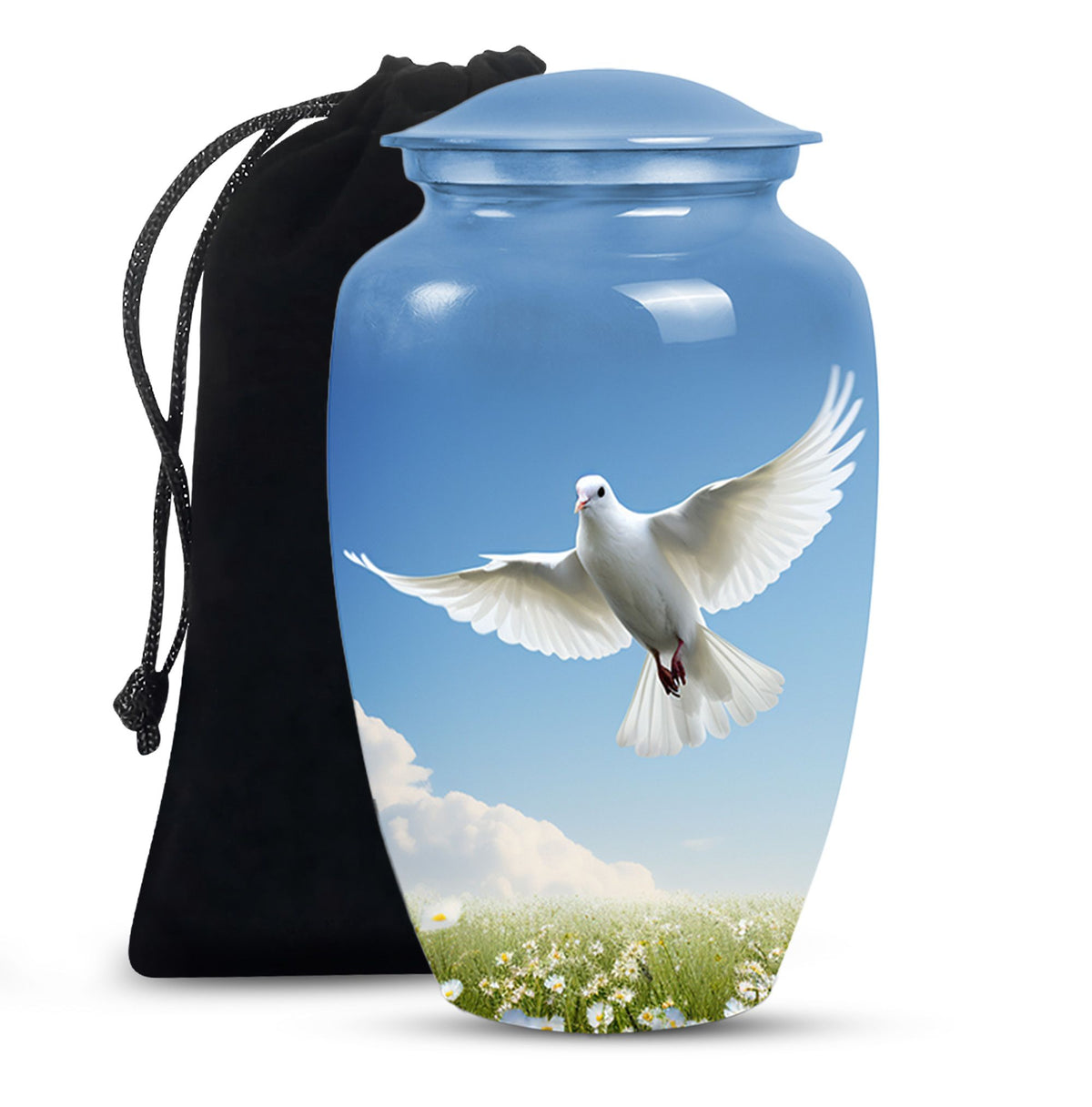 Dove Bird Memorial Urn For Ashes - Cremation Urn For Loved Ones
