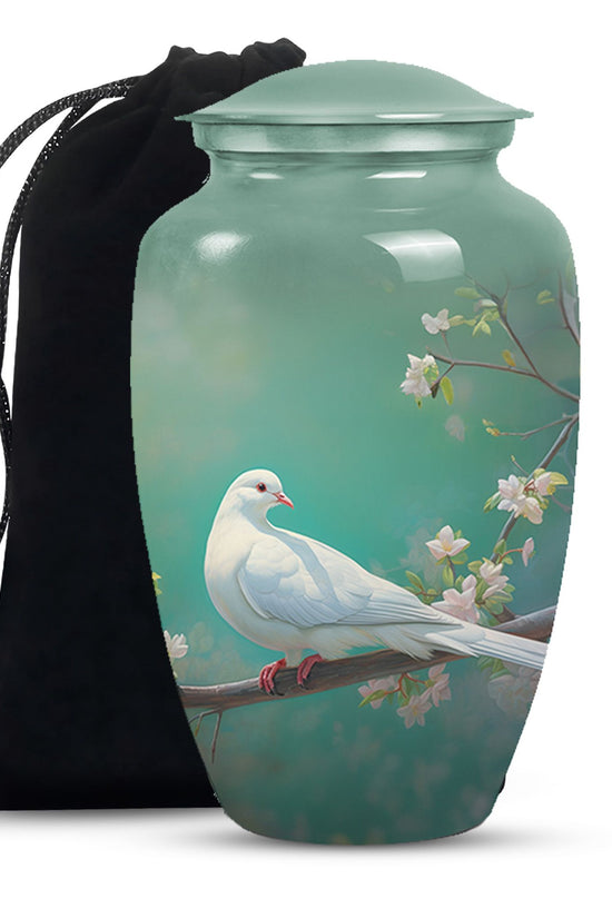 Dove Funeral Urn - Large Funeral Urn For Loved Ones