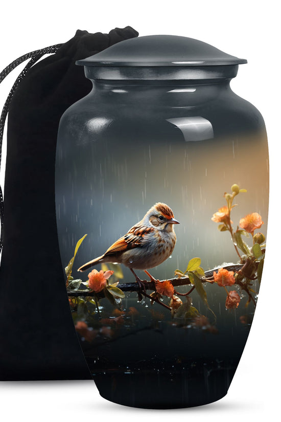 Sparrow Memorial Urn - Beautiful Cremation Urn For Loved Ones