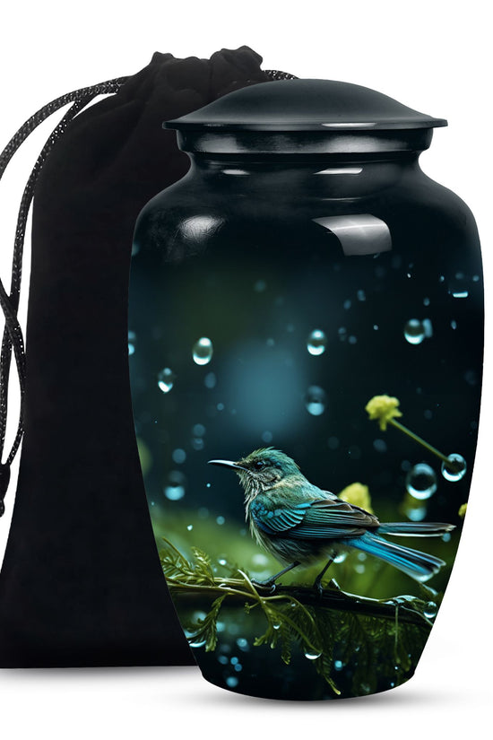 Sparrow Memorial Urn For Ashes - Large Cremation Urn For Ashes