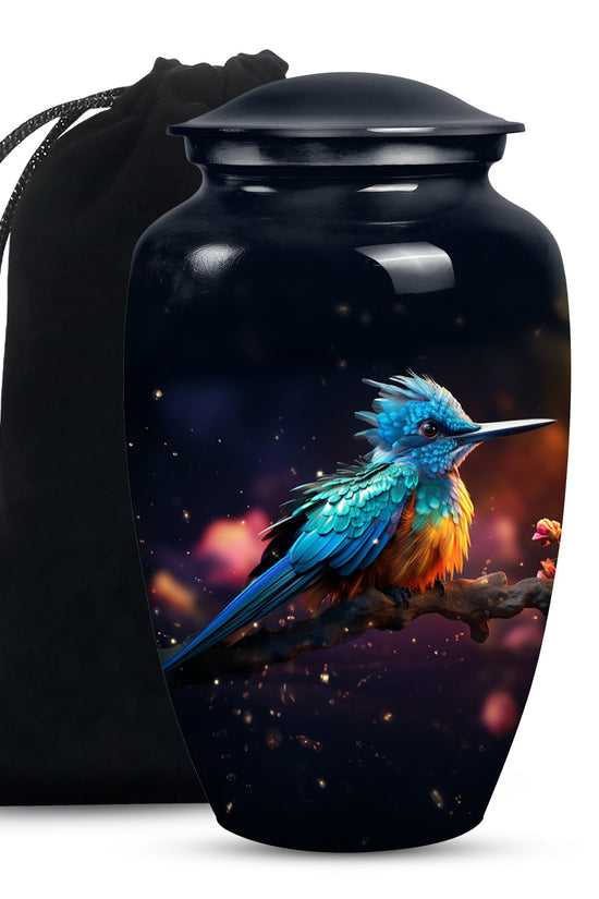 Sparrow Cremation Urn - Bird Theme Funeral Urn For Ashes