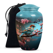 Sparrow Bird Memorial Urn - Funeral Urn For Human Ashes
