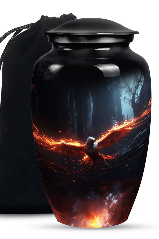 Phoenix Memorial Urn For Ashes - Cremation Urn For Male & Female