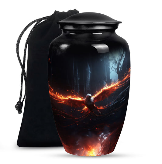Phoenix Memorial Urn For Ashes - Cremation Urn For Male & Female