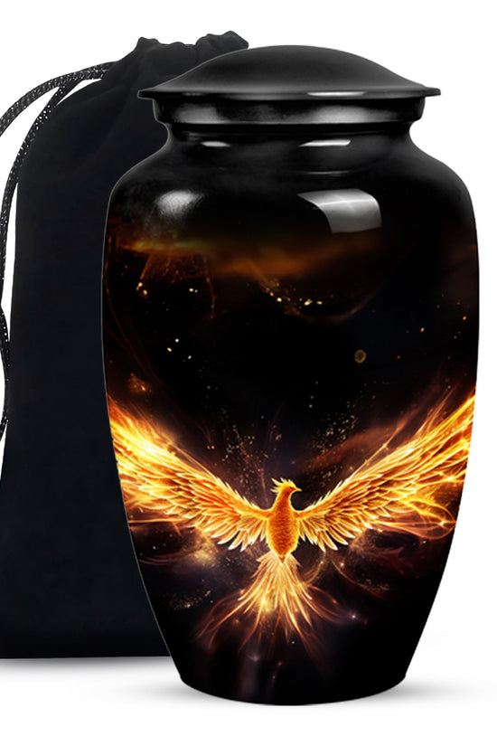 Phoenix Memorial Urn - Large Cremation Urn For Loved Ones