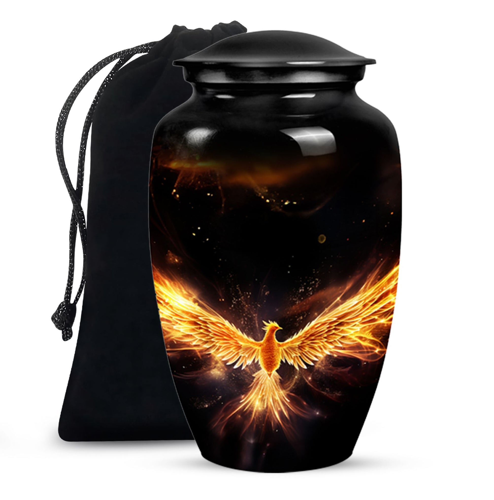 Phoenix Memorial Urn - Large Cremation Urn For Loved Ones