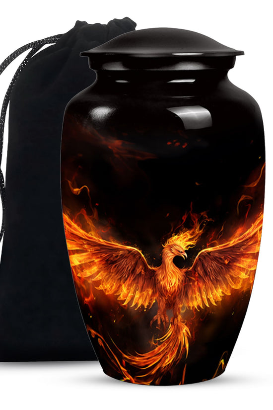 Phoenix Fire Memorial Urn - Spritual Cremation Urn For Loved Ones