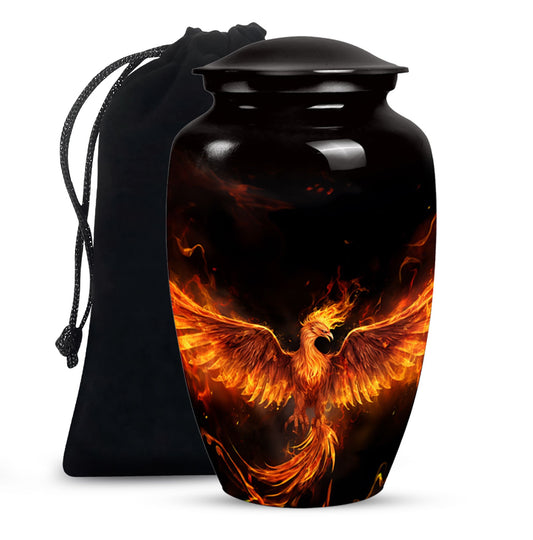 Phoenix Fire Memorial Urn - Spritual Cremation Urn For Loved Ones
