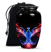 Fire Wing Phoenix Funeral Urn - Spiritual Cremation Urn for Ashes