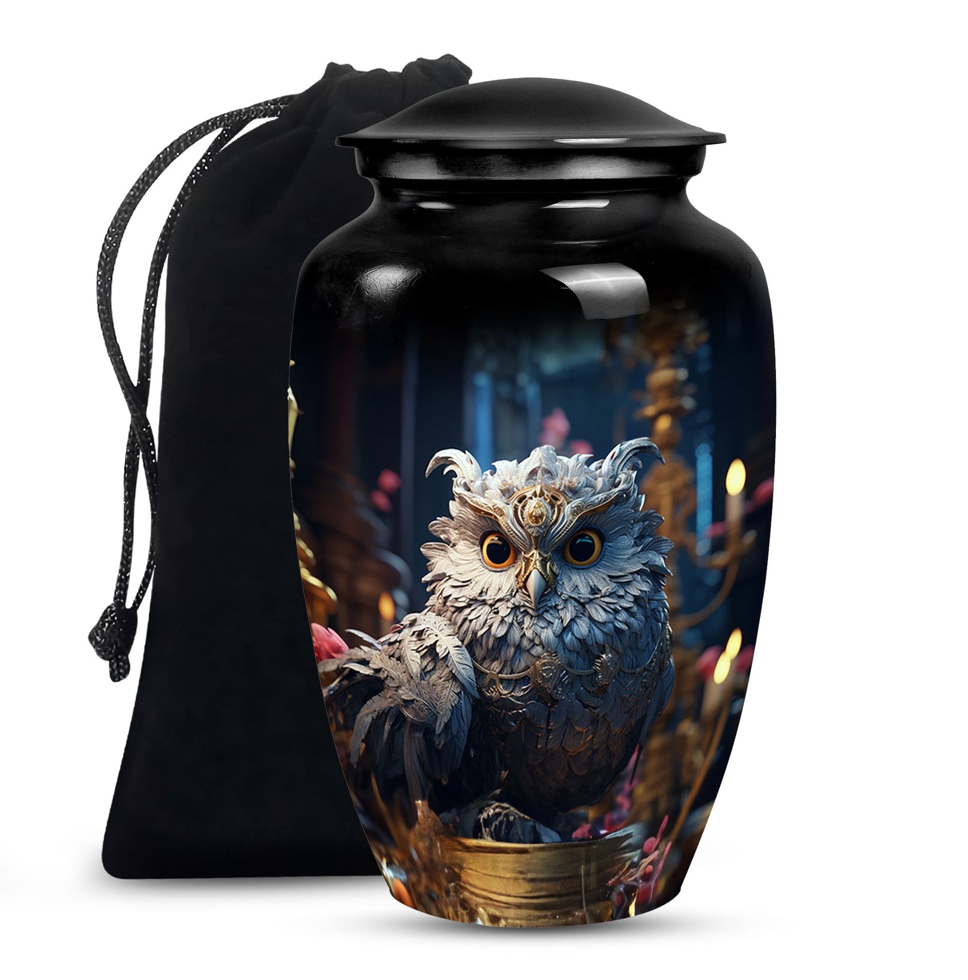 Owl Cremation Urn – Beautiful Memorial Urn For Human Ashes