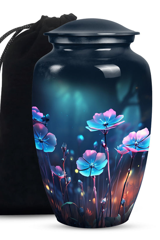 Scorpion Grass Cremation Aluminium Urn - Memorial Ashes Urn For Ashes